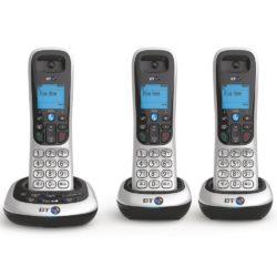 British Telecom 2600 Dect Cordless Telephone, Trio (package 3 each)